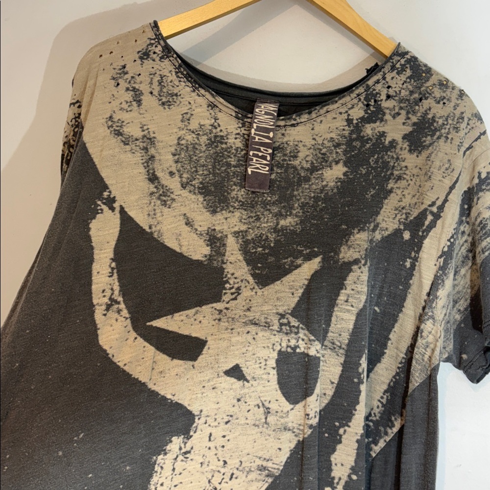 Magnolia Pearl Space Disco Tee Dress in the Ozzy color 100% cotton jersey - Picture 15 of 15